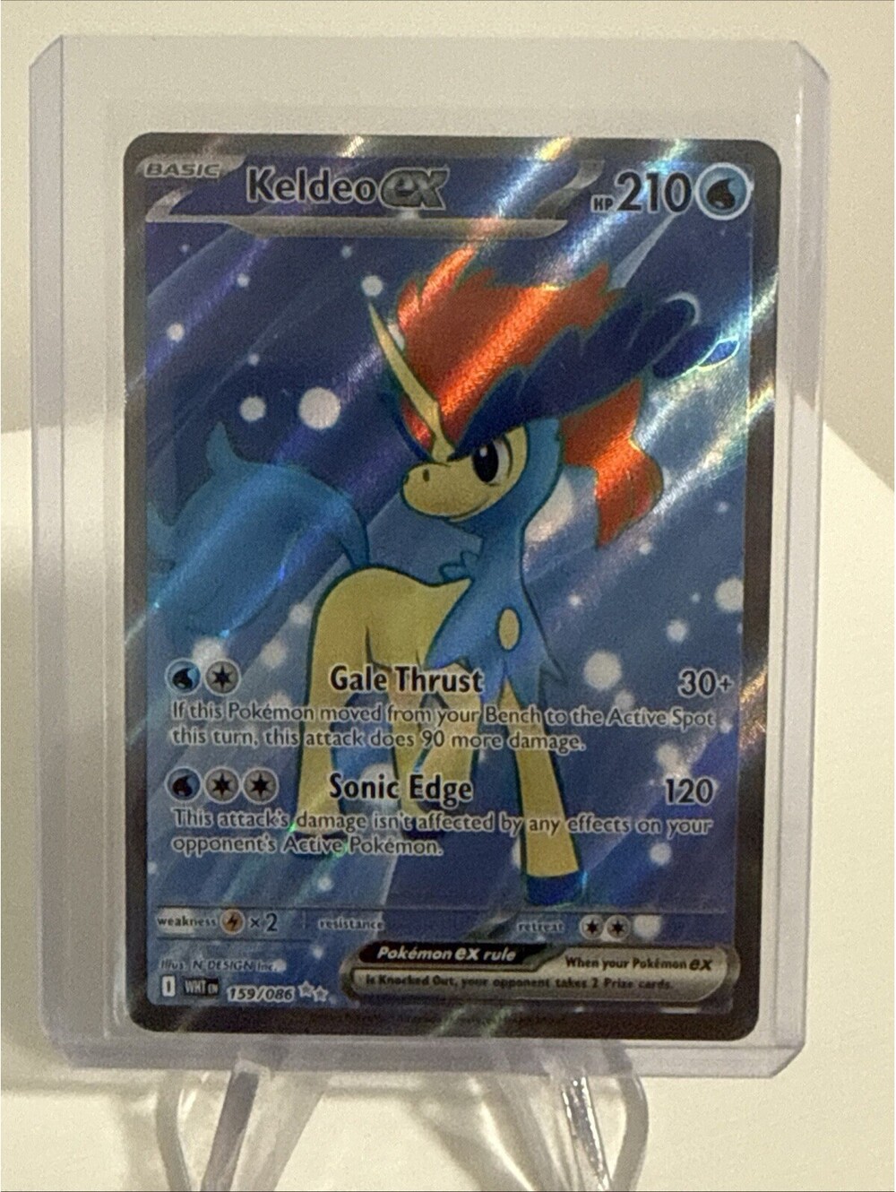 Keldeo ex 159/086 Sv: White Flare Holo